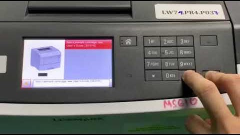 Lexmark reset - 33 xx error fixed