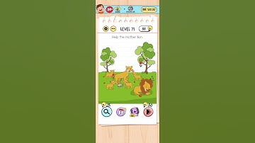 #braintest  brain test level 71 solution #games #braintestsolution