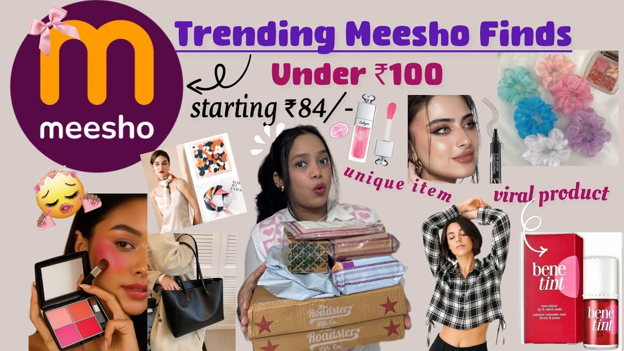 Meesho Trending & Viral Finds!!😍Under ₹100/-!! Unique Product!!🤔Useful & Cutes Finds!!💖8+items ✨