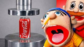 Jeffy Reacts To Satisfying HYDRAULIC PRESS Videos!