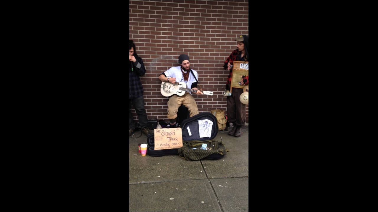 Local Street Band Playing in North Vancovuer