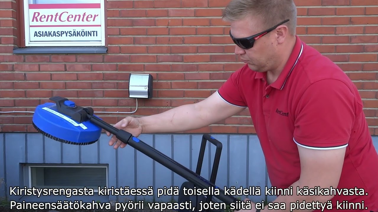 Terassipesurin käyttö