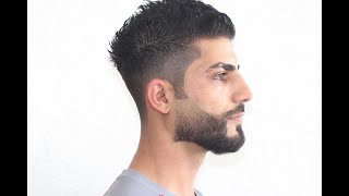 Faded beard line up 3D beard with hairstyle ️?? تدريج اللحيه الخليجيه 3D مع ستايل الشعر