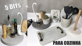 5 DIYs PARA COZINHA FEITO COM ARGAMASSA E CIMENTO #FAÇAVOCÊMESMO