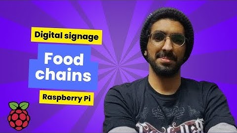 Raspberry Pi digital signage for fastfood chains using posterbooking 2024