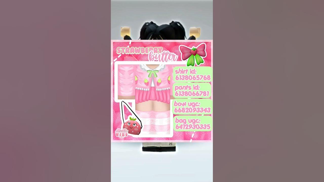 Códigos De Ropa Para Brookhaven *Versión Fresa* #Parati #Roblox - Youtube