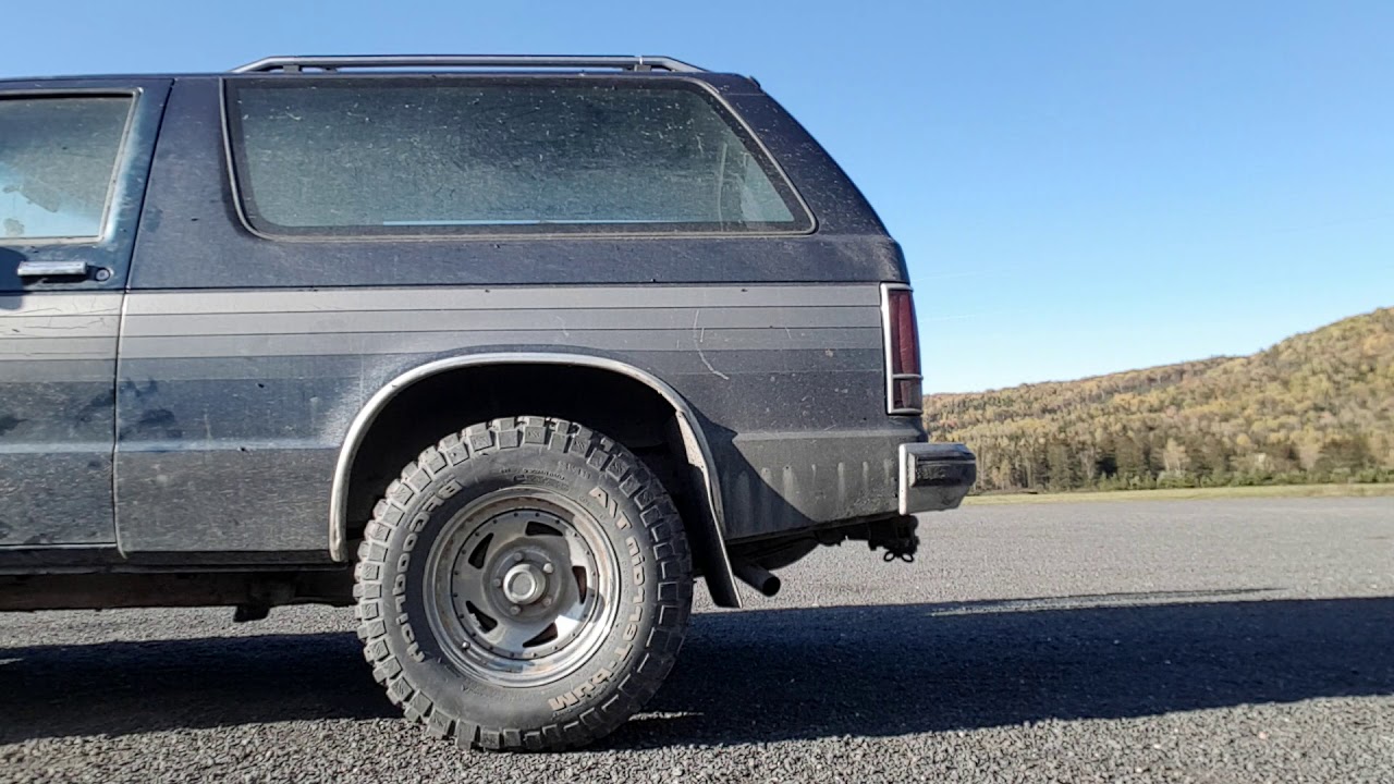 1987 S10 2.8L Canadian Tire Thrush Muffler YouTube