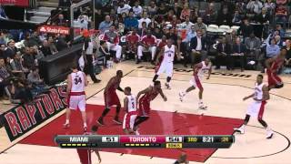 Lebron James 30, Chris Bosh 28, Dwyane Wade 23 Combined 81 Pts Vs Raptors Highlights 020313 Hd