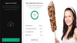 How I Clean My Email List (18,000+ Contacts) - Remove Blacklisted Emails! screenshot 5
