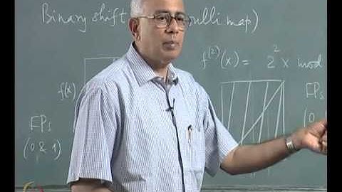 Mod-01 Lec-17 Discrete time dynamics (Part I)