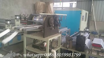 1/16 folding napkin paper folding machine special size customer testing