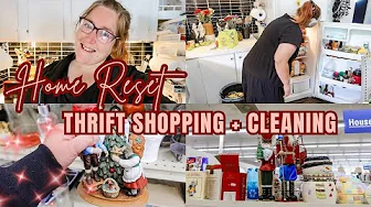 HOME RESET WITH ME | THRIFT SHOPPING | DOLLAR TREE HAUL | KIMI COPE