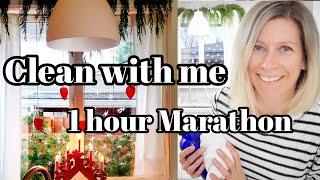 Christmas CLEAN WITH ME MARATHON  2020  1 hour long cleaning video