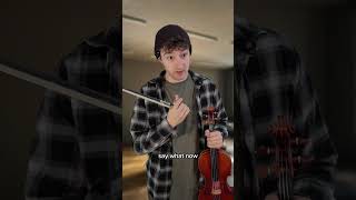 How Violinist are Taught to Play 🎻👹 #shorts