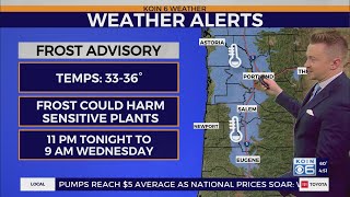 Frost to spring vibes around Portland Wednesday