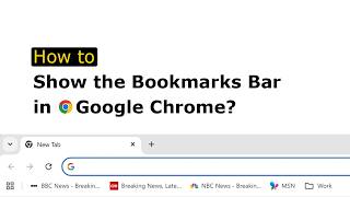 Why Is My Bookmarks Bar Gone in Google Chrome browser?! Easy Fix That Saved Me!