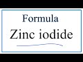 Zinc and Iodine Compounds