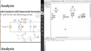 Analysing AC Circuit in MULTISIM
