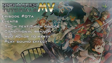 Conditional - RPG Maker MV Tutorials 07a