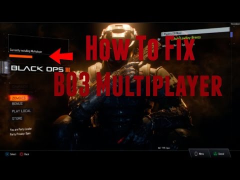 How To Fix Black Ops 3 Multiplayer problem || Multiplayer installation problem