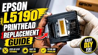 Epson L5190 Printhead Replacement | Easy Step-by-Step Guide for Beginners!