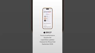 iOS 27 is less than 2 months away and it finally brings major changes to Siri! #ios27 #wwdc26