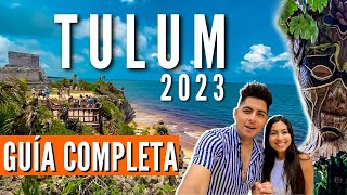 TULUM 2023  Guía COMPLETA | Cuánto cuesta? | SARGAZO? | Zona Arqueológica y Hotelera + Cenotes  E5