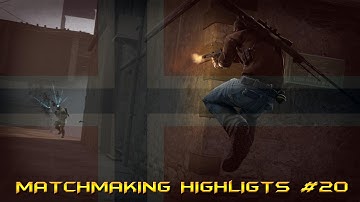 CS:GO MatchMaking Highlights #20 | Funsies, Fails, and Frags!