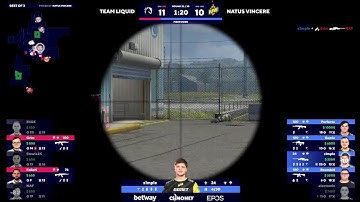 Navi S1mple AWP HS Flick vs Team Liquid || BLAST Premier Global Final