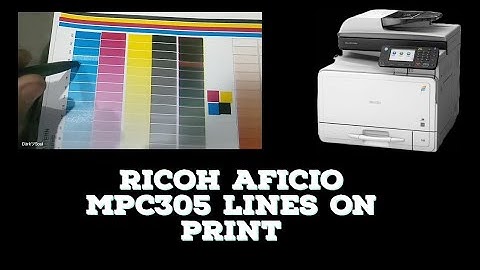 How to remove lines from print and how to open drum unit,developer unit Ricoh Aficio mpc305