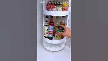 CBC-CJM-DGF | Kệ góc tường xoay 360 độ giải phóng không gian nhà tắm, đựng được cả thế giới.