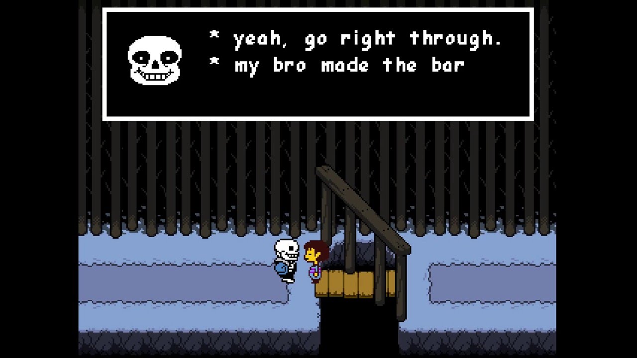 UNDERTALE: Meeting Sans and Papyrus - YouTube
