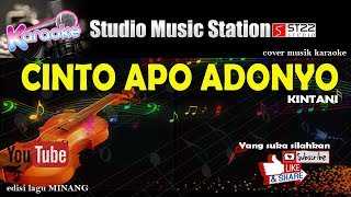 kintani - CINTO APO ADONYO cover musik karaoke