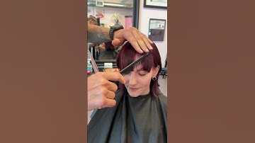 How I cut the perfect bangs every time