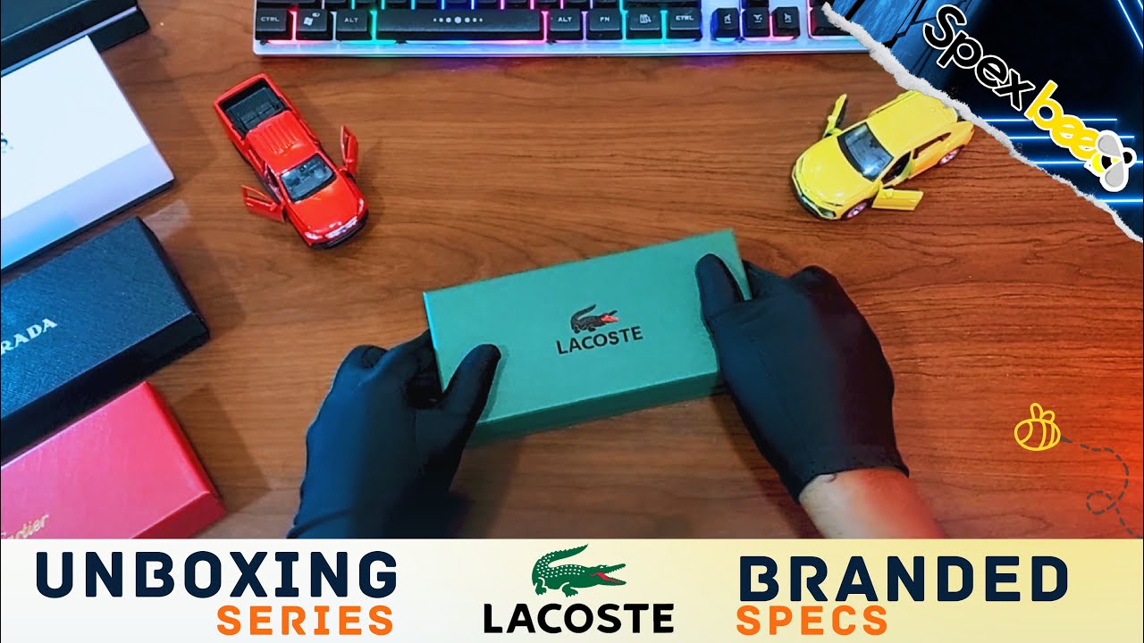 LACOSTE SPECS UNBOXING Branded Spectacles Premium Specs YouTube