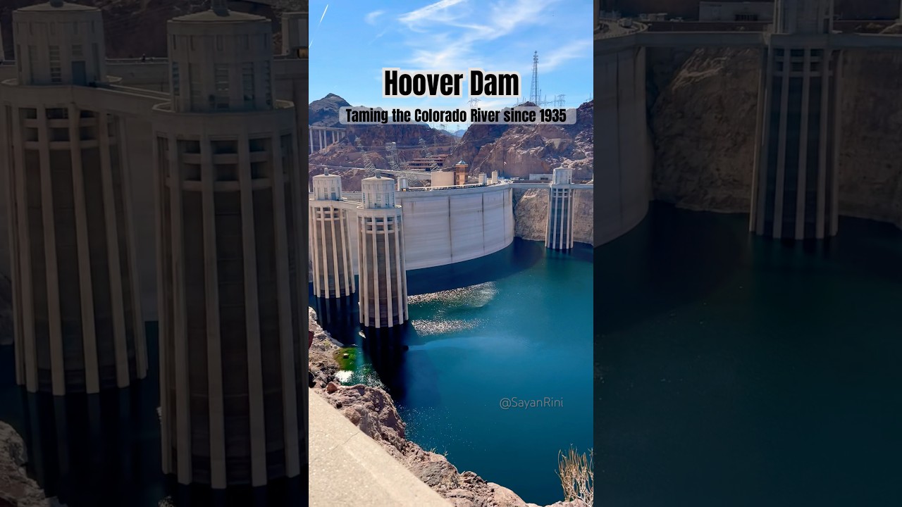 Hoover Dam , Nevada - Arizona border  