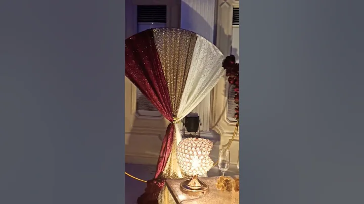 wedding decoration ideas DIY backdrop flowers cake #shorts #ytshorts #youtubeshorts