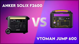 Anker Solix F2600 vs Vtoman Jump 600 Technical Comparison
