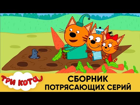 Три Кота | Сборник потрясающих серий | Мультфильмы для детей 