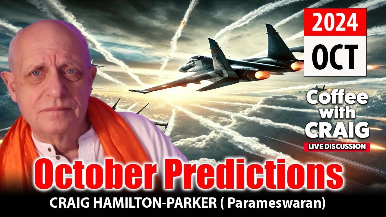 Outline Video Iran Missile Strikes and More - Psychic Predictions: October 2024 | Coffee with Craig ☕