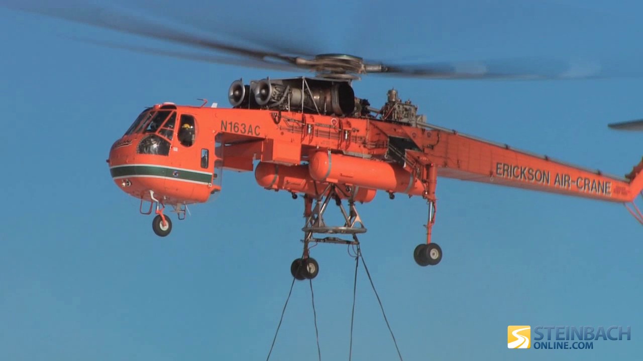 Erickson Air Crane Setting Up Large Towers Video Credit Manitoba