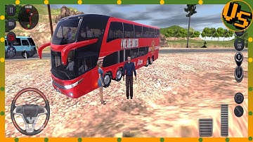 MANCHESTER UNITED DOUBLE DECKER BUS DRIVE | Bus Games - Bus Simulator Ultimate Android Gameplay