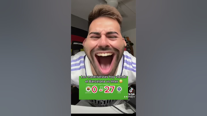 Madridistas hoy viendo el Barcelona vs Inter 😈