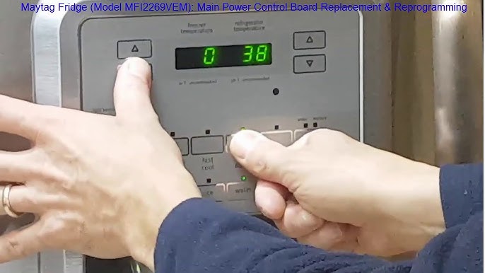 Maytag Fridge Control Panel Not Working  