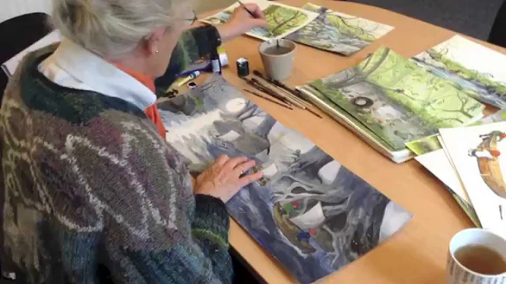 Illustrating the Tomtes with Brenda Tyler