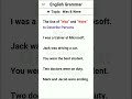 Use of Was and Were for Persons | English Grammar Lesson