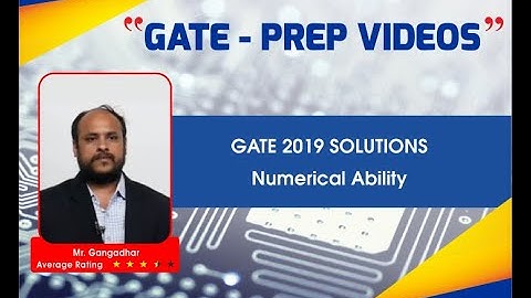 GATE 2019 Paper Solutions by GATEFORUM - Electronics and Communication - Numerical Ability - Q3