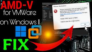 Fixed VMware VT-x / AMD-V on Windows 11 | Step by Step Fix That Actually Works in 2026