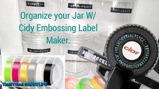 DIY CIDY EMBOSSING LABEL MAKER