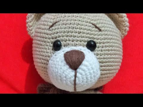 AMİGURUMİ AYICIK ✅ YAPIMI 4. Bölüm ( dikim ) ✅ Çok Kolay Amigurumi Ayıcık ✅ Crochet Amigurumi Bear